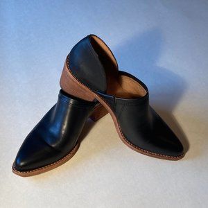 Madewell Lowcut Mule Bootie Black size 7